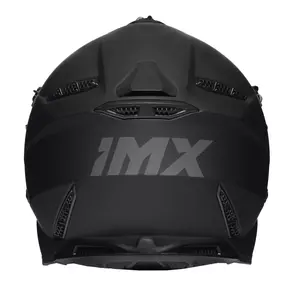 IMX FMX-02 enduro motociklininko šalmas juodos spalvos S-5