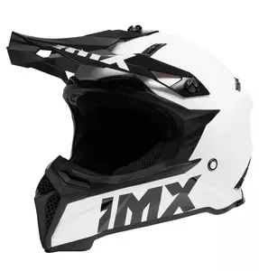 Casco moto enduro IMX FMX-02 blanco S-1