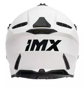 IMX FMX-02 enduro motociklininko šalmas baltas XL-2