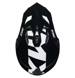 Capacete de motociclismo de enduro IMX FMX-02 preto/vermelho/branco XL-3