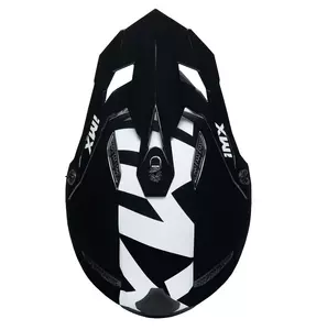 IMX FMX-02 casque moto enduro noir/jaune fluo/blanc L-6
