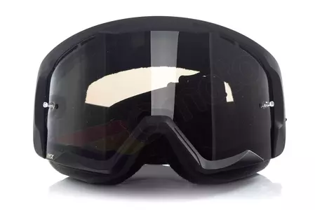Motocyklové okuliare IMX Endurance Flip matné čierne tónované + priehľadné sklo-2