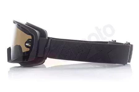 Occhiali da moto IMX Endurance Flip nero opaco colorato + vetro trasparente-4