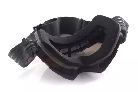 Motocyklové okuliare IMX Endurance Flip matné čierne tónované + priehľadné sklo-8
