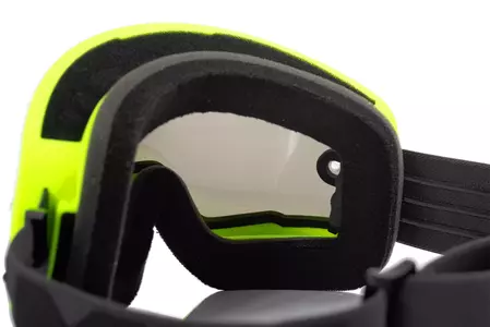 Motocyklové okuliare IMX Endurance Flip matné žlté/čierne tónované + priehľadné sklo-7