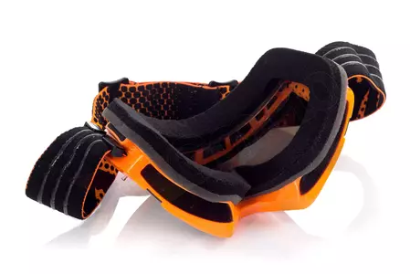 IMX Endurance Flip очила за мотоциклет оранжево оцветено + прозрачно стъкло-10