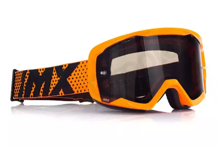 IMX Endurance Flip motoristična očala oranžne barve + prozorno steklo-3