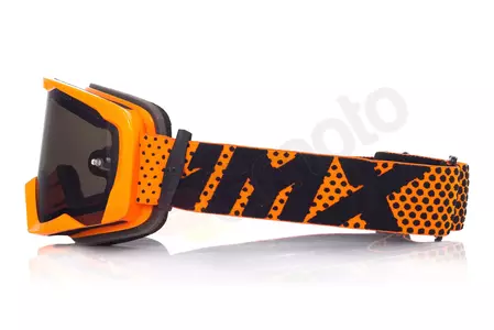 IMX Endurance Flip очила за мотоциклет оранжево оцветено + прозрачно стъкло-4