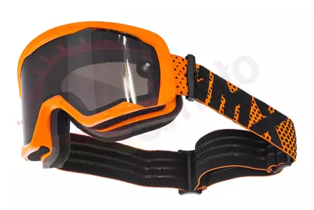 Motocyklové okuliare IMX Endurance Flip oranžové tónované + priehľadné sklo-5