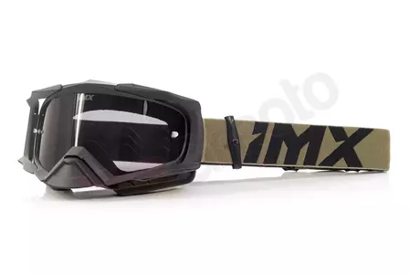 Housse de protection pour motocyclette IMX Dust, noir mat/marron, avec pièces colorées et autocollantes transparentes - 3802221-919-OS