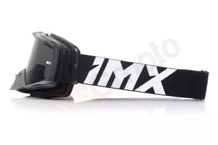 Motociklističke naočale IMX Dust, mat crno/bijele, zatamnjene + prozirna leća-4