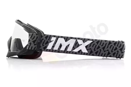 Motorradbrille IMX Dust Graphic grau/schwarz getönt + transparentes Glas-4