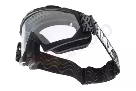 Motoros szemüveg IMX Dust Graphic szürke/fekete színezett + átlátszó üveg-5
