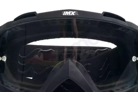 Motocikla aizsargbrilles IMX Dust Graphic pelēki/melni tonēti + caurspīdīgs stikls-7