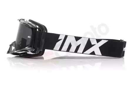 Motociklininko akiniai IMX Dust Graphic balti/juodi tamsinti + skaidrus stiklas-4