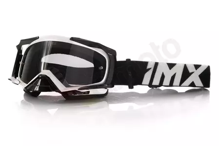 Óculos de proteção para motociclistas IMX Dust branco colorido + vidro transparente - 3802221-008-OS