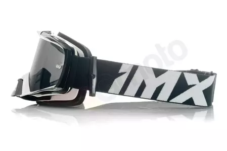 Motocyklové brýle IMX Dust bílé tónované + průhledné sklo-4
