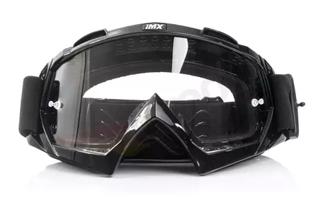 Γυαλιά μοτοσικλέτας IMX Mud μαύρο διαφανές γυαλί-2