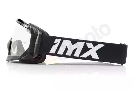Occhiali da moto IMX Mud in vetro trasparente nero-4