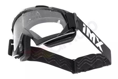Motocyklové brýle IMX Mud černé průhledné sklo-5
