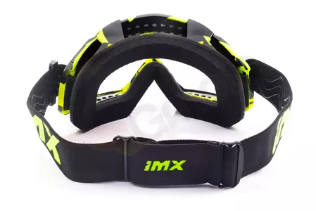 Motocikla brilles IMX Mud Graphic fluo yellow/black caurspīdīgs stikls-6