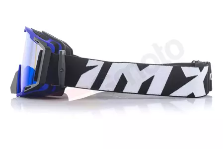 Motocyklové brýle IMX Sand matně modré/černé zrcadlově modré + průhledné sklo-4