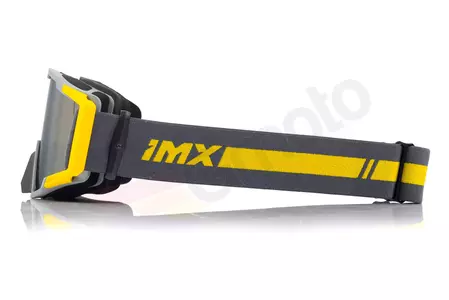 IMX Sand motociklističke naočale mat sive/fluo žute leće srebrno ogledalo + prozirne-4