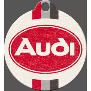 Nyckelring med Audi logotyp-2