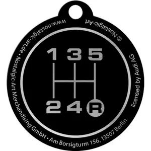 Nyckelring med Audi logotyp-3