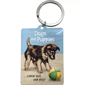 Honden en Puppies sleutelhanger-1
