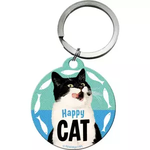 Porte-clés Happy Cat - 48015