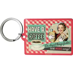 Have A Coffee privjesak za ključeve-1