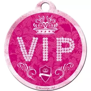 VIP prívesok na kľúče Ružová-2