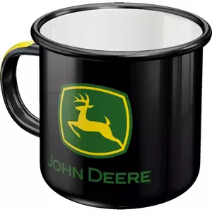 Cană emailată cu logo-ul John Deere - 43209