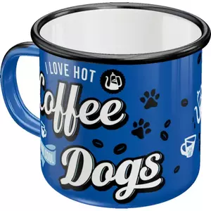 Mug en émail PfotenSchild Hot Caffe-1