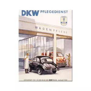 Koelkastmagneet 6x8cm Audi DKW Pflegedienst-1