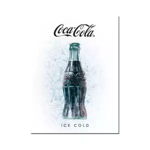 Magnete da frigo 6x8cm Coca-Cola Ice Bianco-1