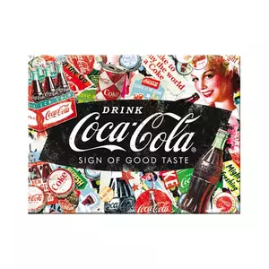 Kylskåpsmagnet 6x8cm Coca-Cola Collage-1