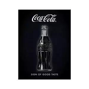 Kylskåpsmagnet 6x8cm Coca-Cola Den goda smakens tecken - 14336