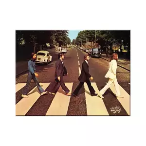 Hűtőszekrény mágnes 6x8cm Fab4-Abbey Road-1