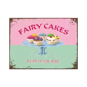 Külmkapimagnet 6x8cm Fairy Cakes Fresh every Day-1