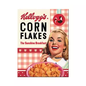 Kühlschrankmagnet 6x8cm Kelloggs Girl Corn Flakes - 14368