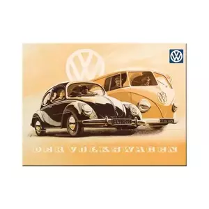 Magnes na lodówkę 6x8cm VW Beetle and Bulli-1