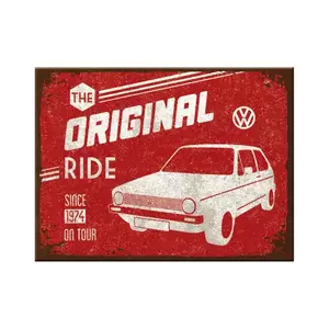 Magnes na lodówkę 6x8cm VW Golf-The Original Ride-1