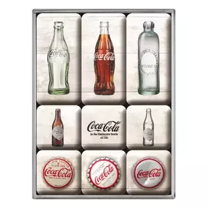 Kühlschrankmagnete Satz von 9 Stück Coca-Cola-Flasche-1