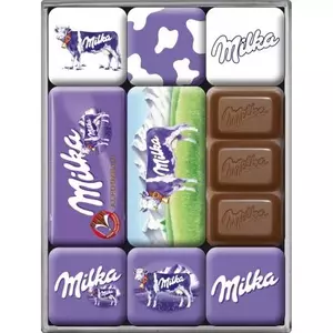 Conjunto de 9 ímanes de frigorífico Milka-1