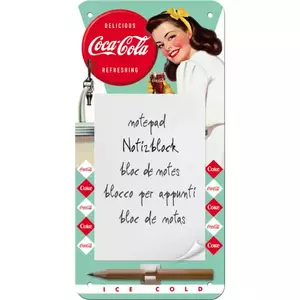 Magnetický poznámkový blok Coca-Cola Dine-1