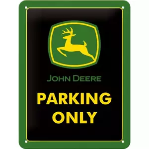 Plechový plagát 15x20cm John Deere Parkin - 26182