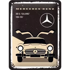 Plåtaffisch 15x20cm Mercedes-Benz 3 - 26225