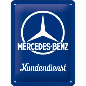 Poster de tablă 15x20cm Mercedes-Benz 1-1